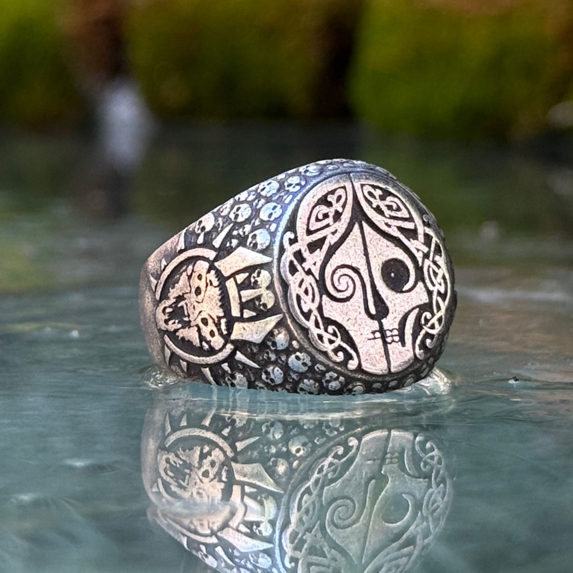 Hel goddess ring