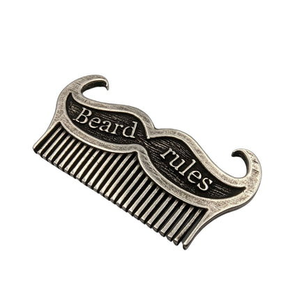 Beard Rules bronze beard comb   