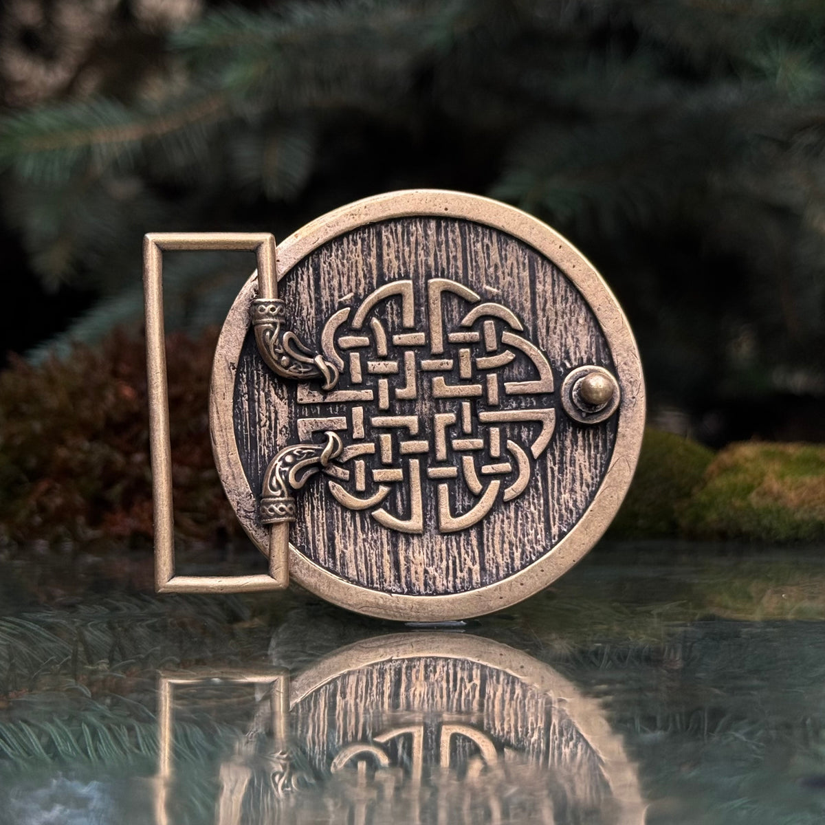 Wolf Skull Viking belt buckle
