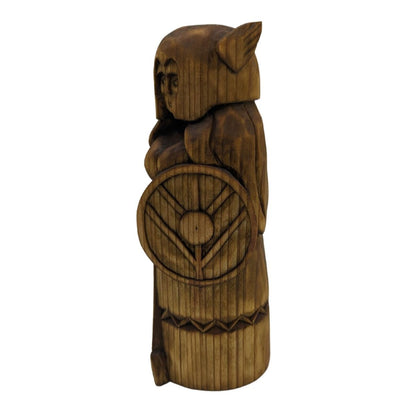 Valkyrie wooden figurine