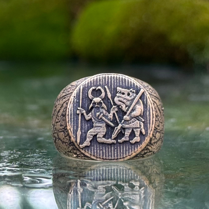 Torslunda dancer Ancient Viking ring
