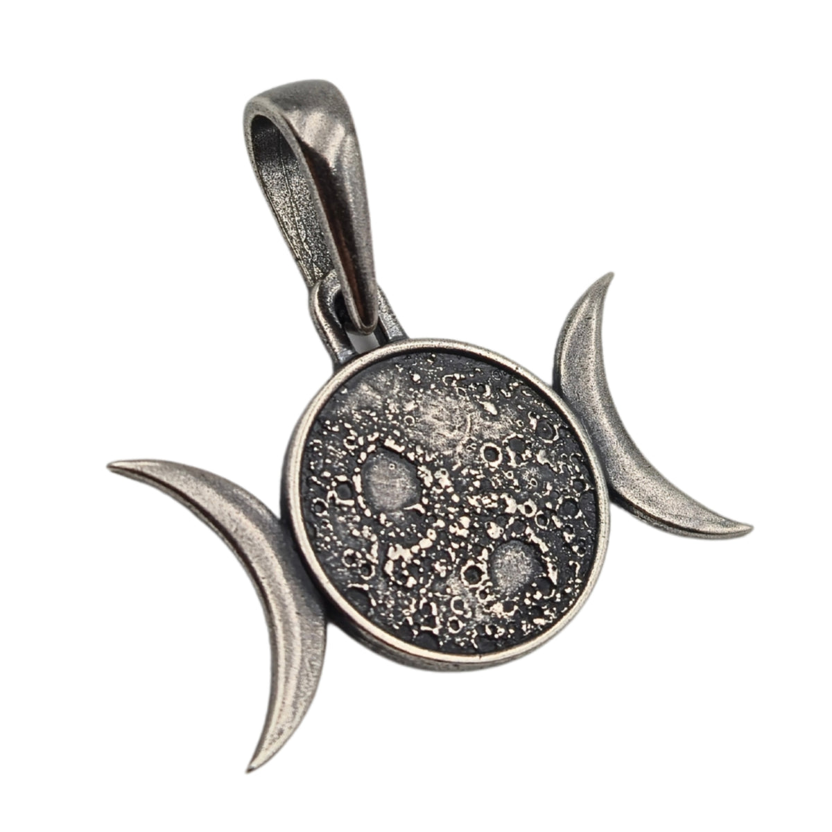 Triple Moon Pendant Silver plating