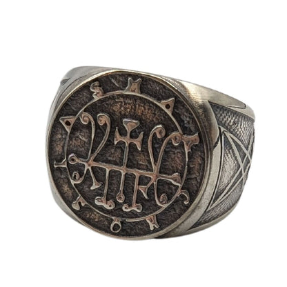 Marchosias sigil ring 6 US Silver 925