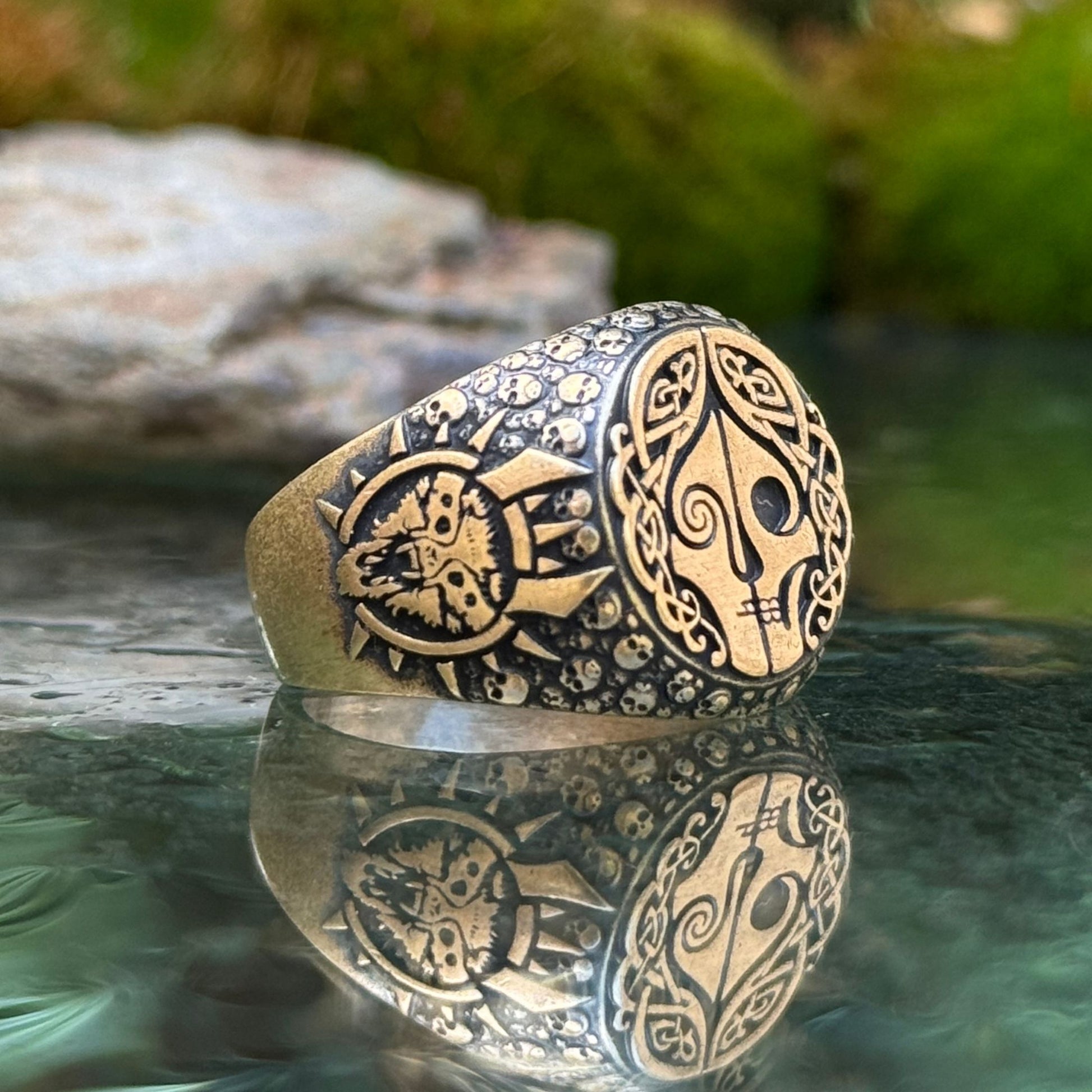 Hel goddess ring