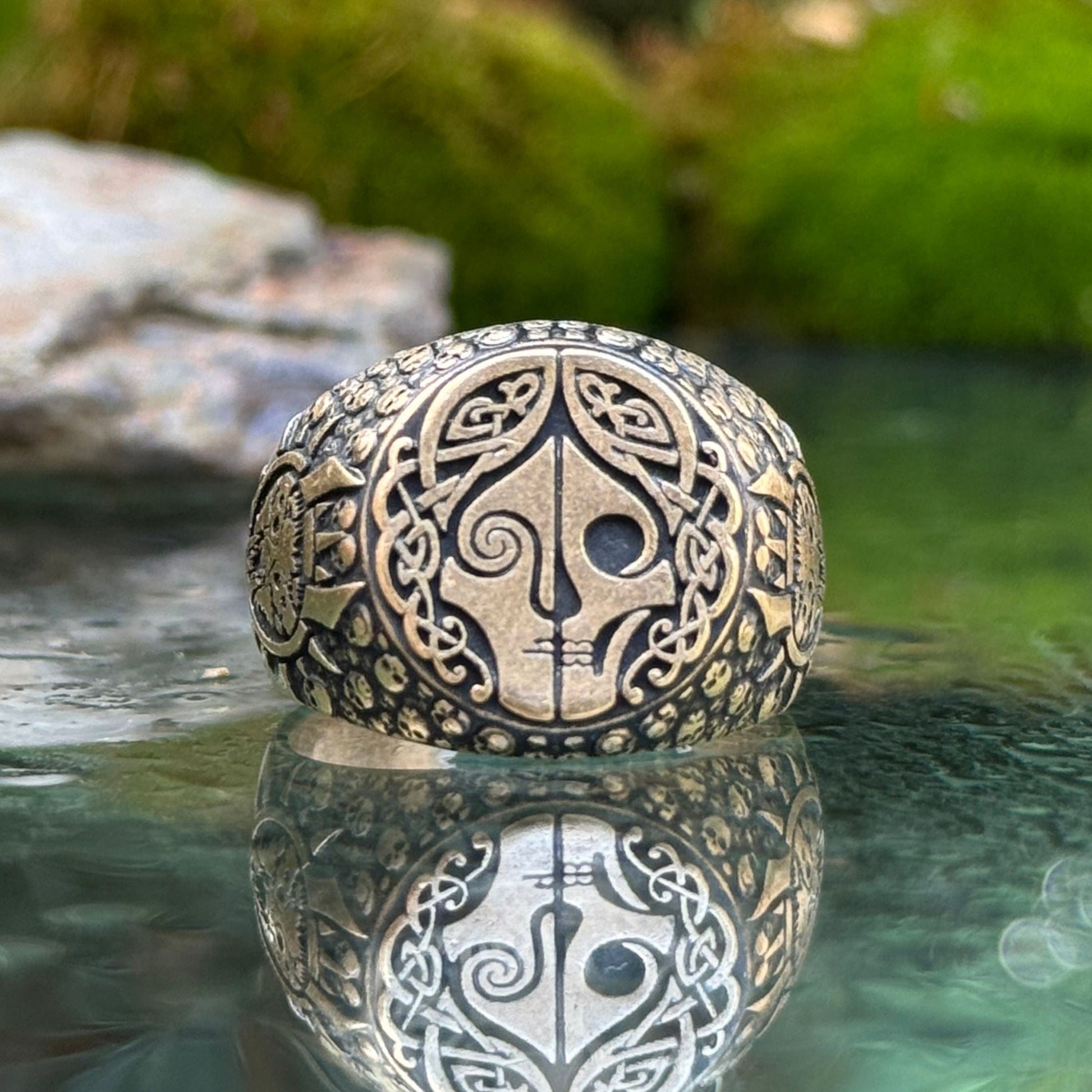 Hel goddess ring