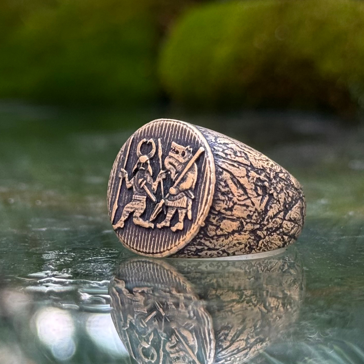 Torslunda dancer Ancient Viking ring