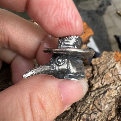 Plague doctor paracord bead
