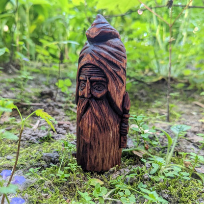 Small Gnome wooden figurine