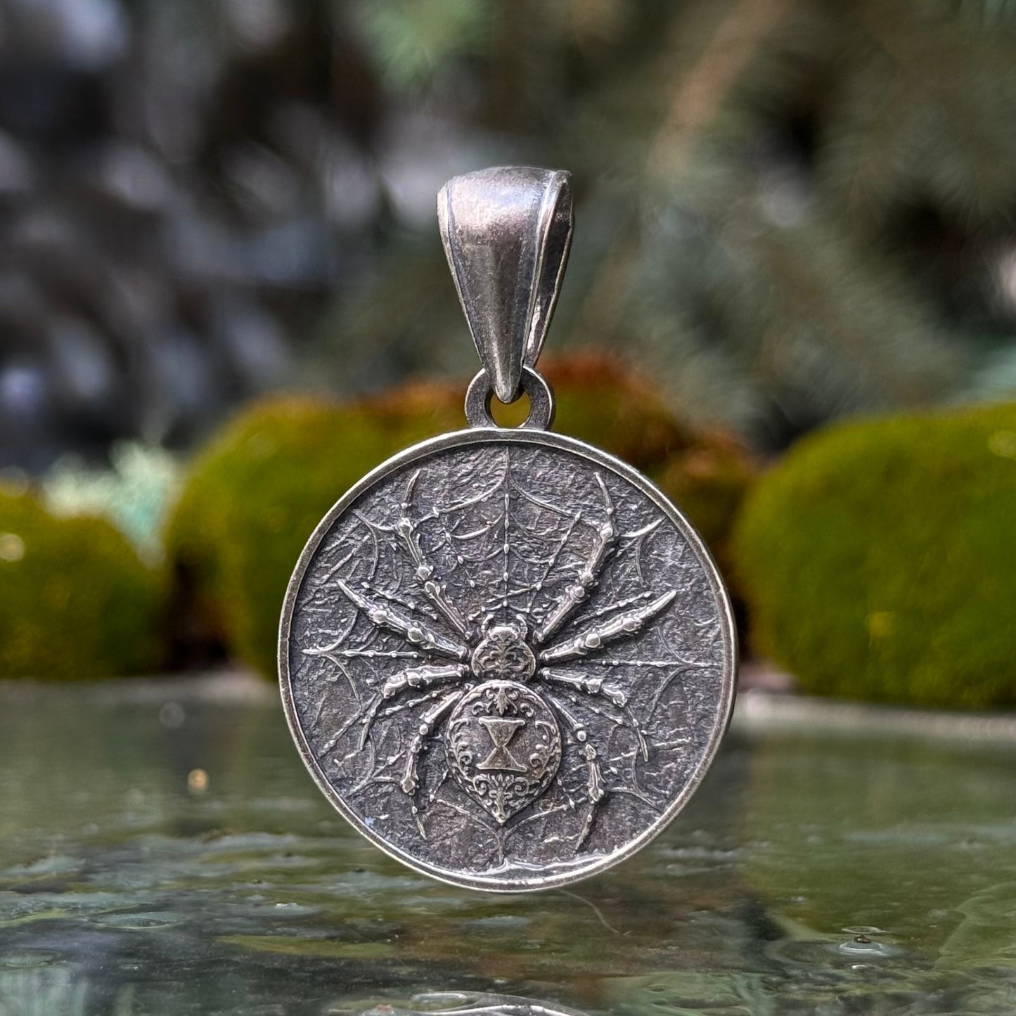 Black Widow Spider Pendant