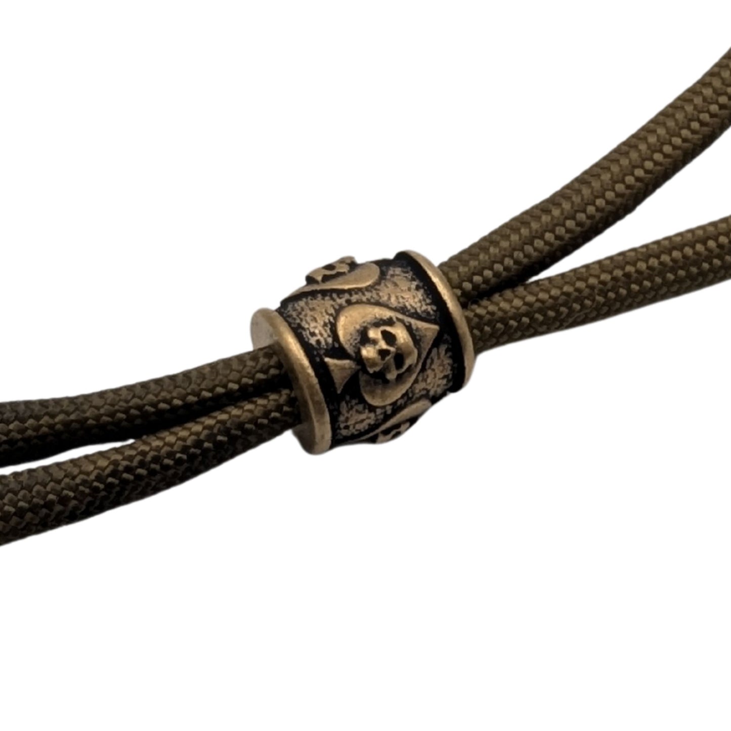 Ace of Spades paracord bead