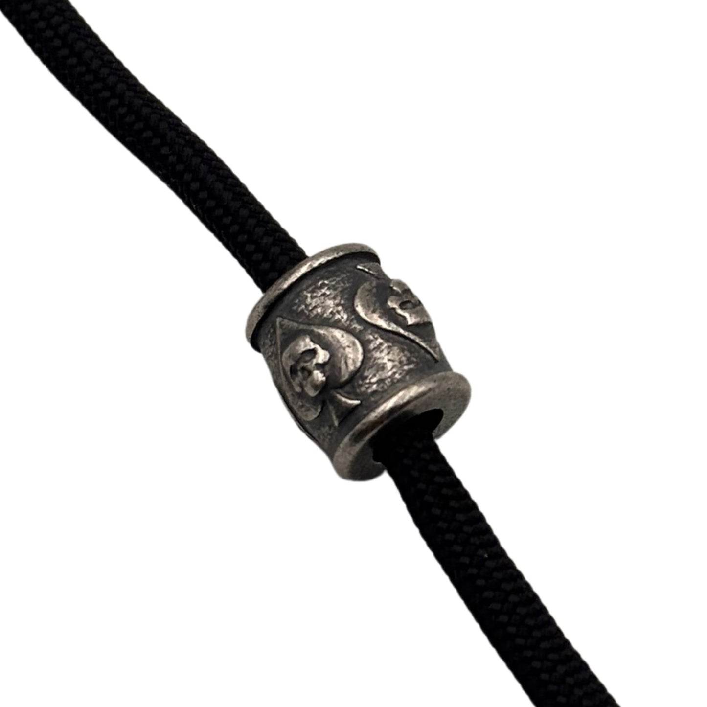 Ace of Spades paracord bead