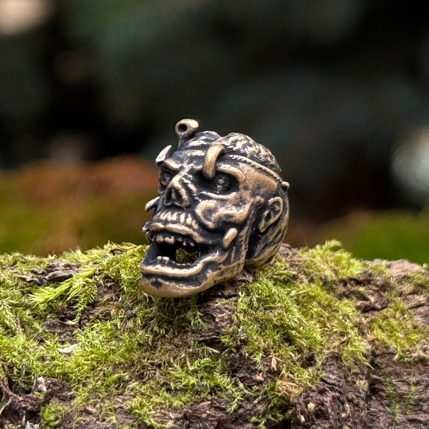 Zombie paracord bead