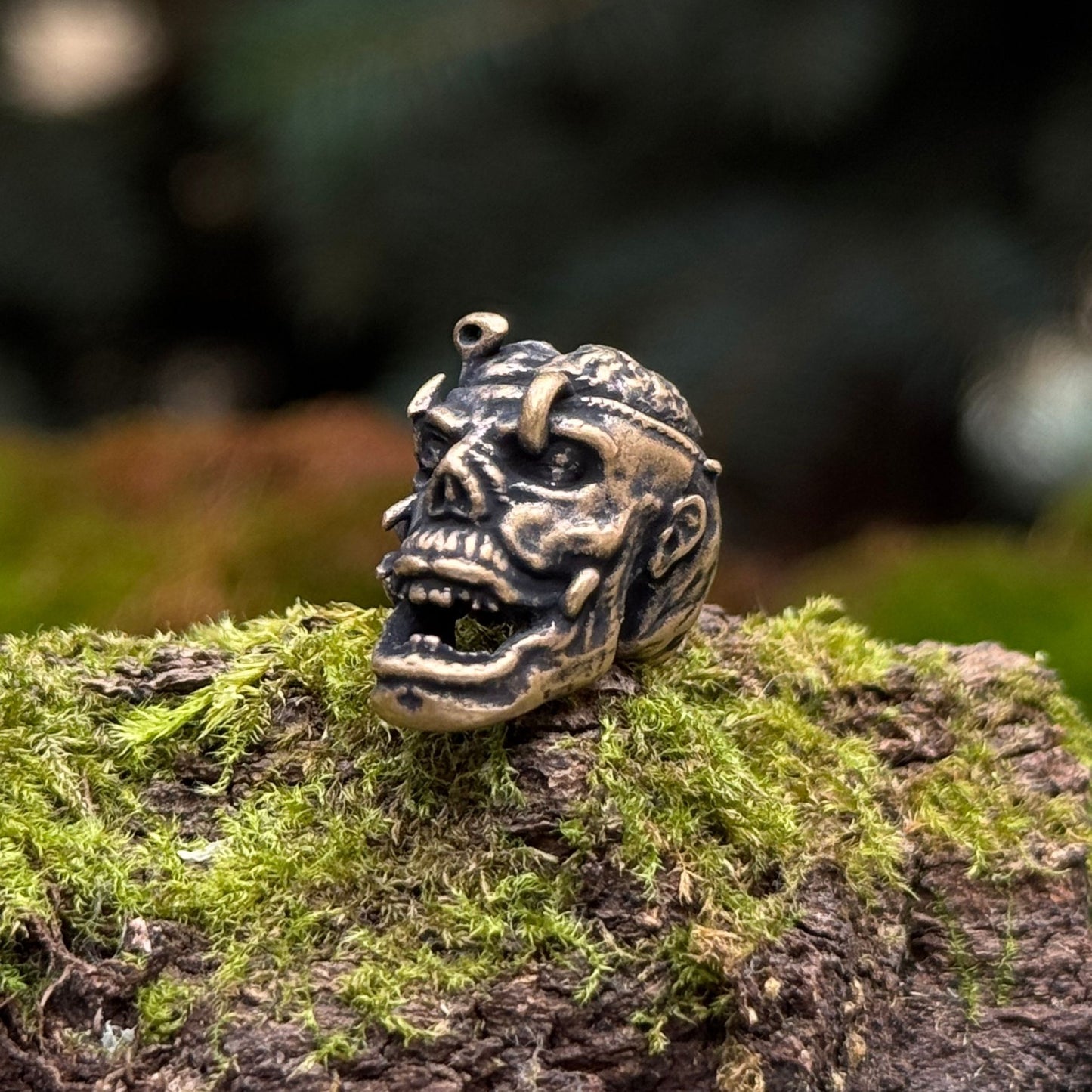 Zombie paracord bead