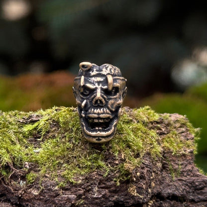 Zombie paracord bead