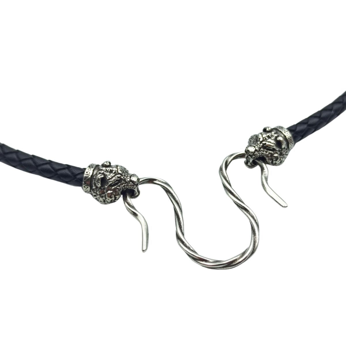 Bear leather necklace