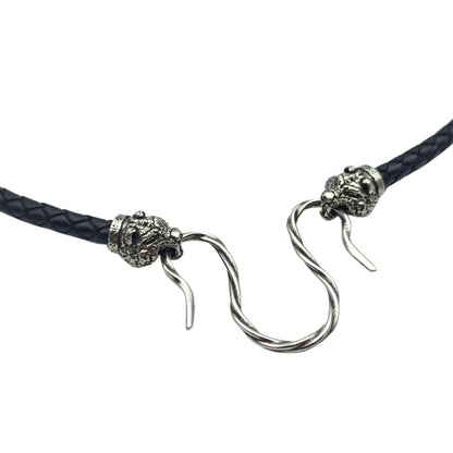 Bear leather necklace