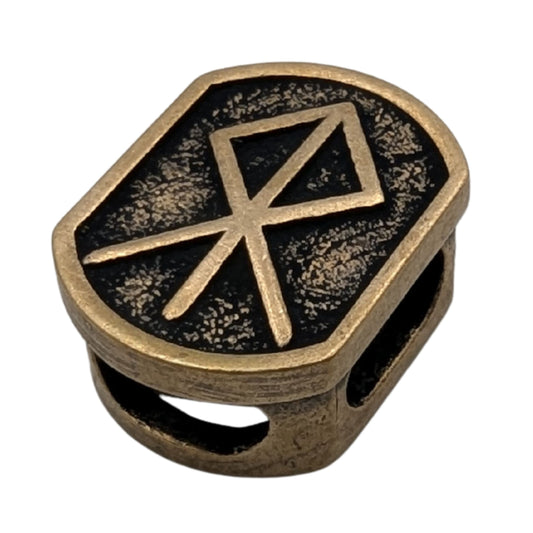 Bind rune paracord bead