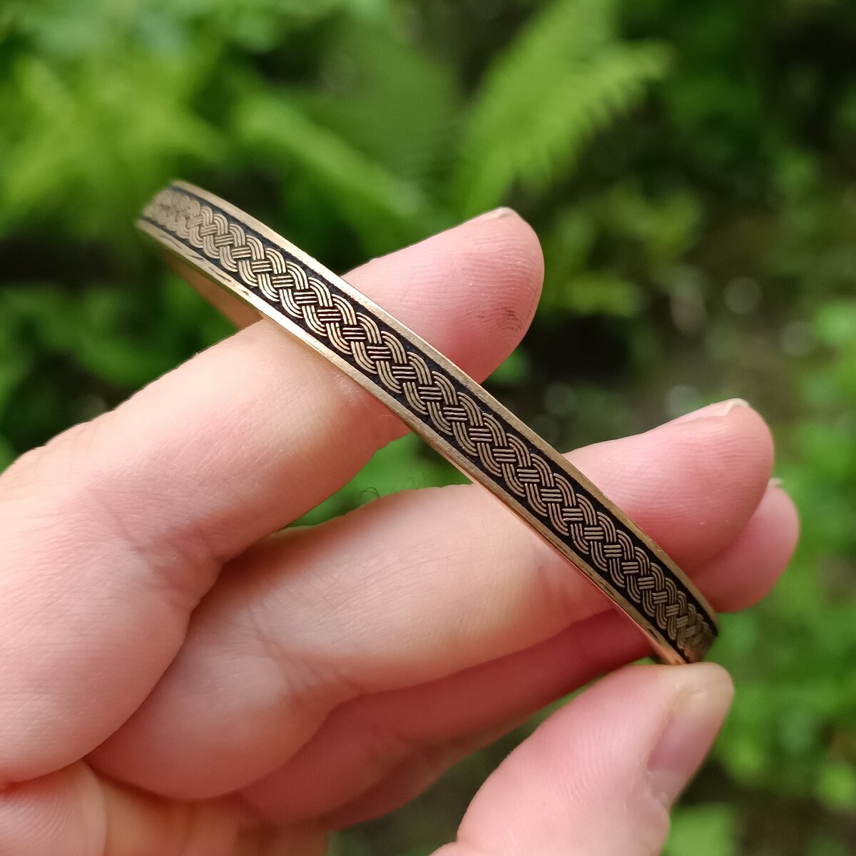 Borre ornament Norse bracelet