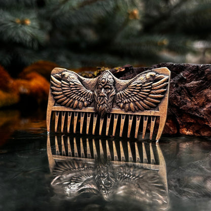 Odin with ravens beard Viking comb