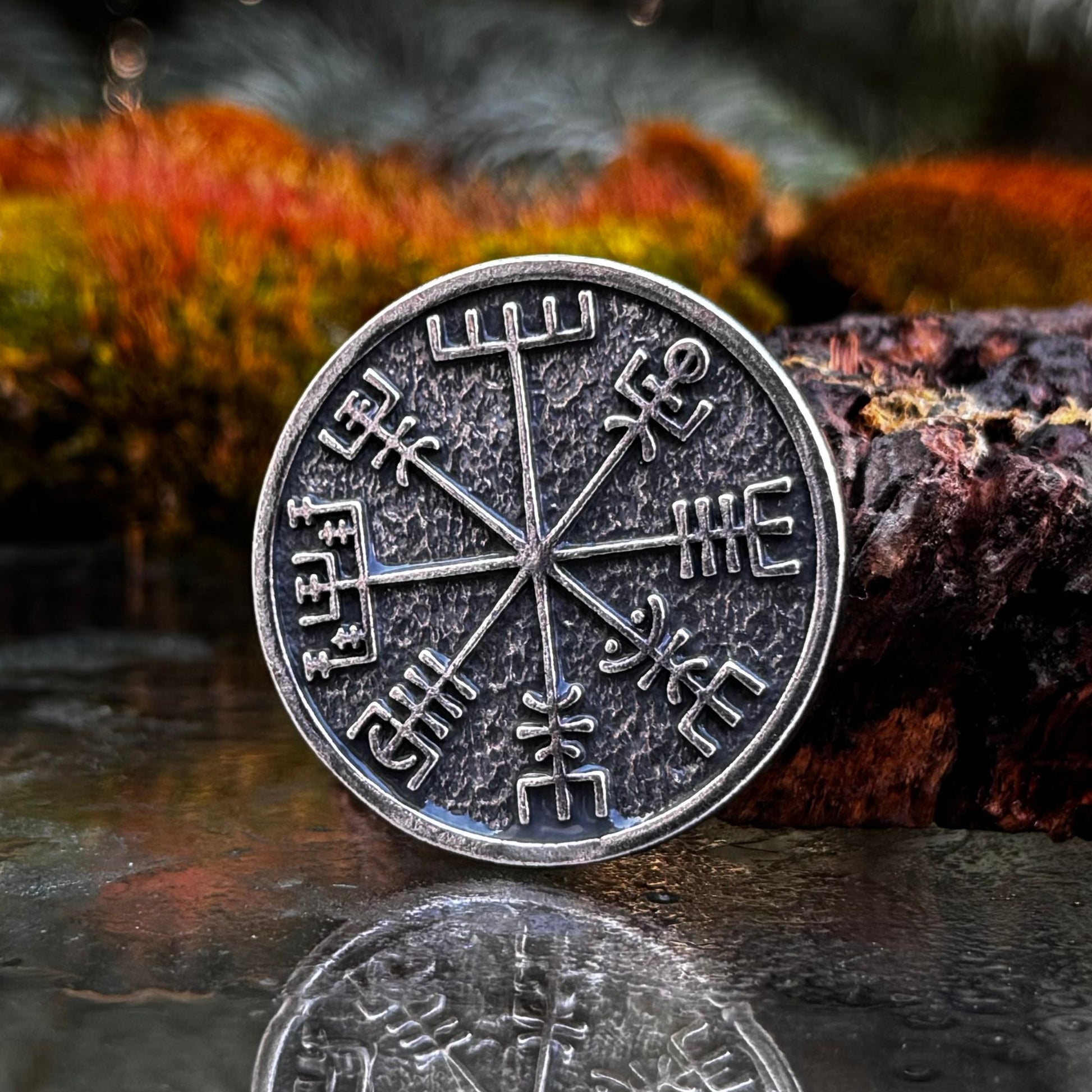 Vegvisir custom EDC coin