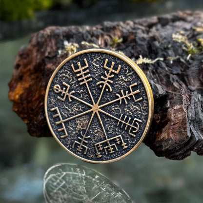 Vegvisir custom EDC coin