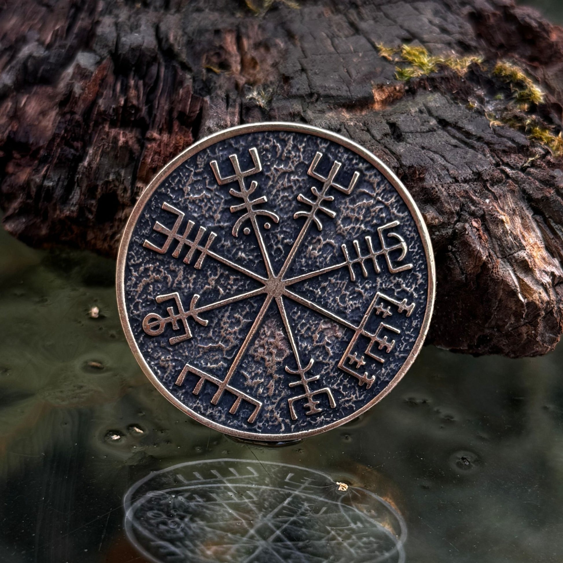 Vegvisir custom EDC coin