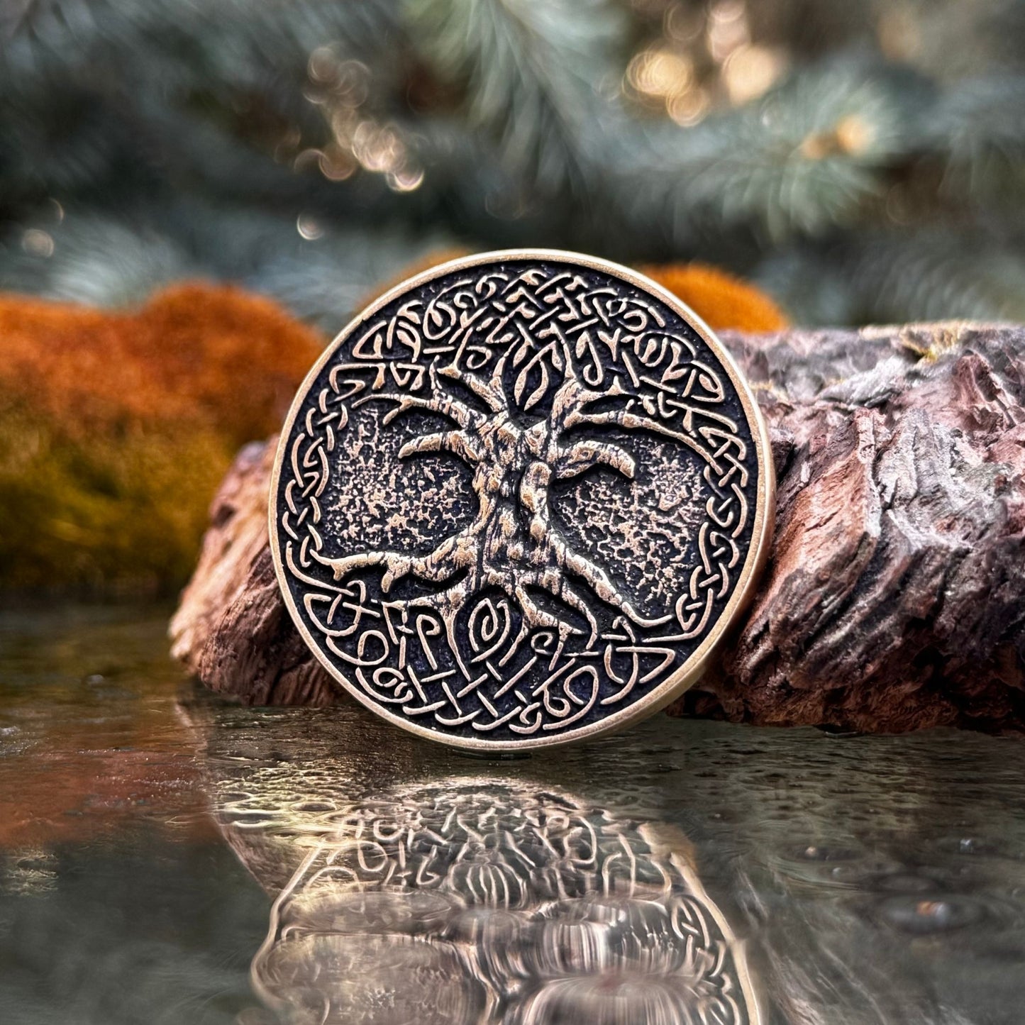 Yggdrasil tree of life coin