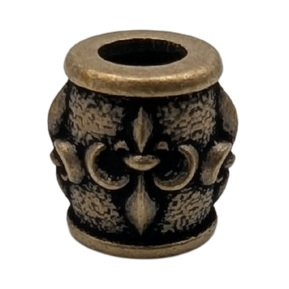 Fleur de Lys paracord bead