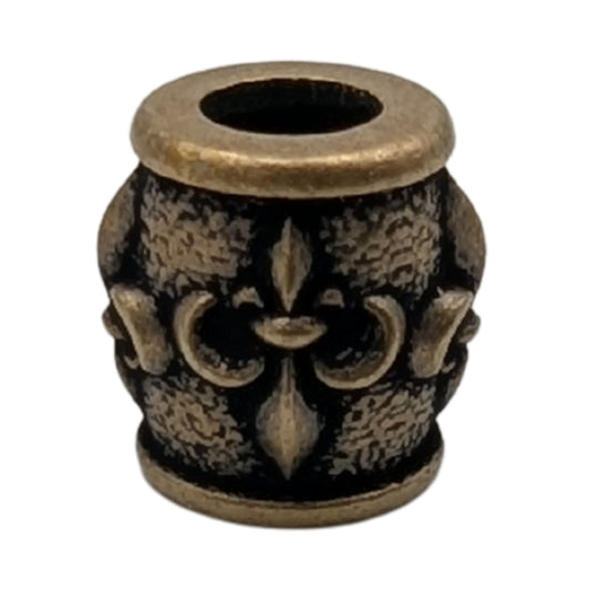 Fleur de Lys paracord bead