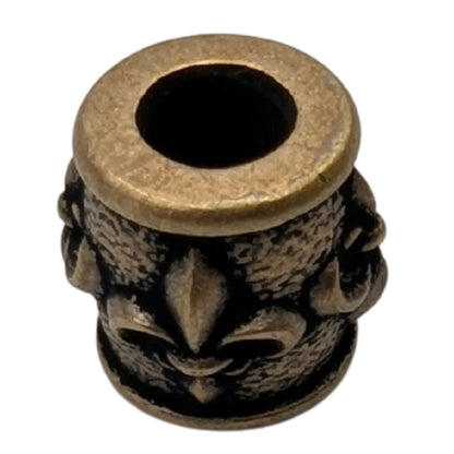 Fleur de Lys paracord bead
