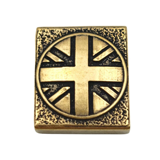 British flag Molle clip Bronze with patina  