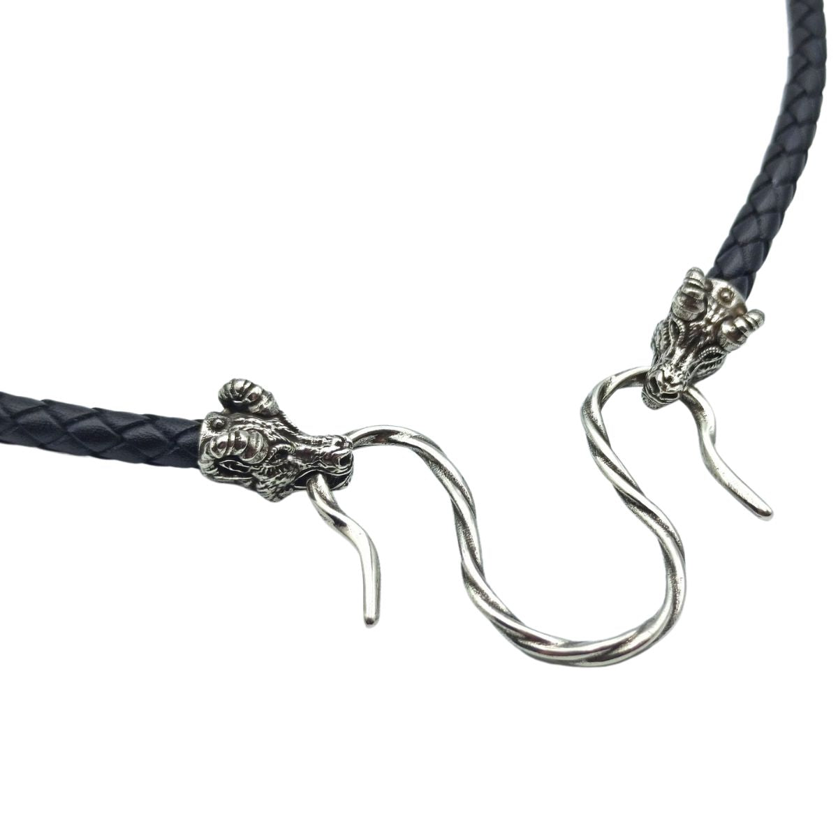 Norse goat leather necklace