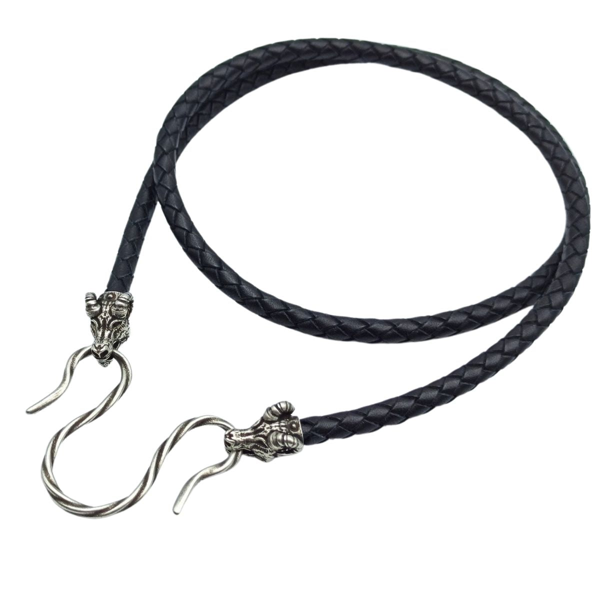 Norse goat leather necklace