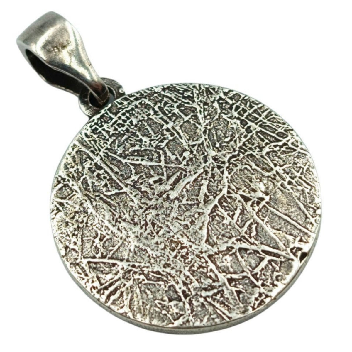 Helm of awe in circle of Elder Futhark runes pendant