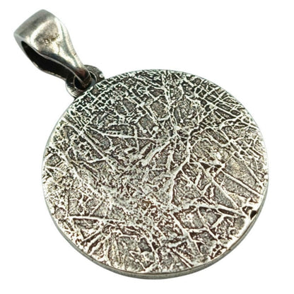 Helm of awe in circle of Elder Futhark runes pendant