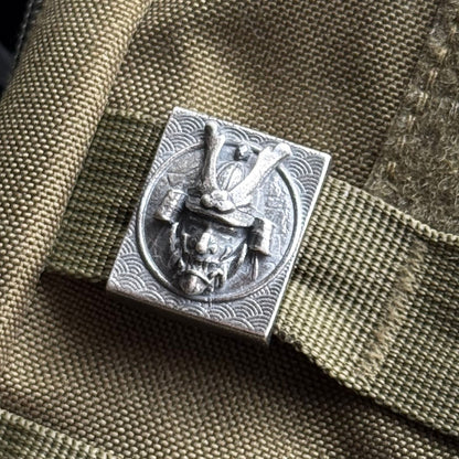 Samurai kabuto mask Molle clip