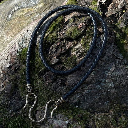 Skull Leather Necklace