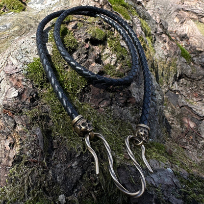 Skull Leather Necklace