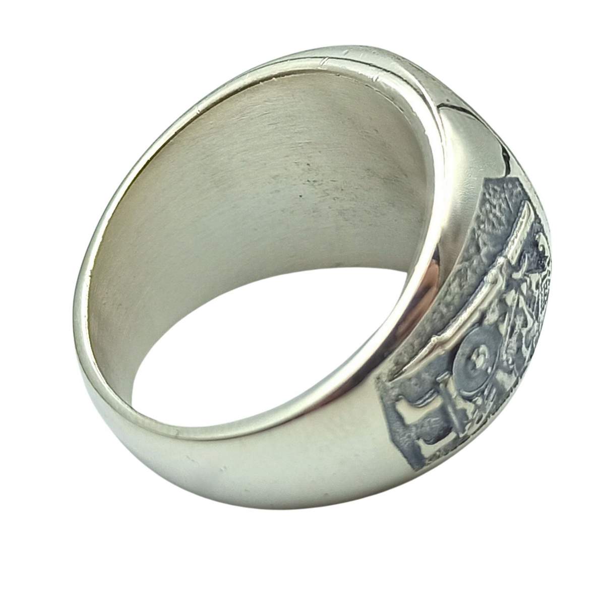 Bague bronze corbeaux nordiques