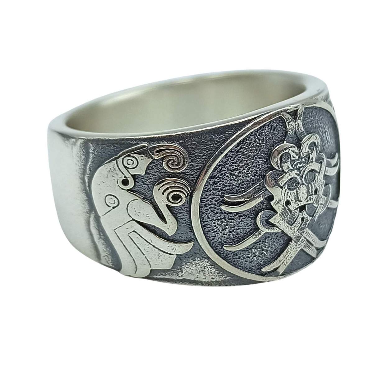 Mask of Odin norse ring