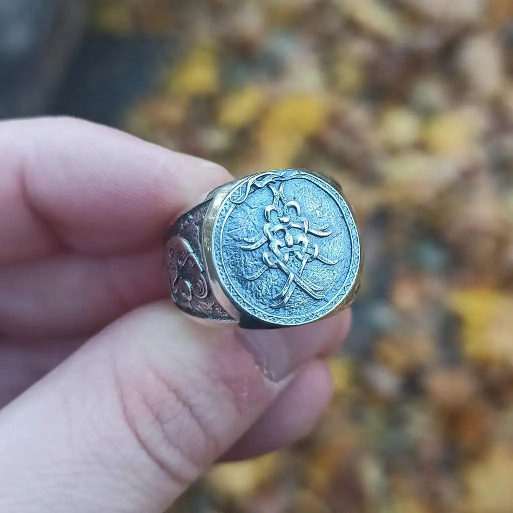 Mask of Odin Signet ring