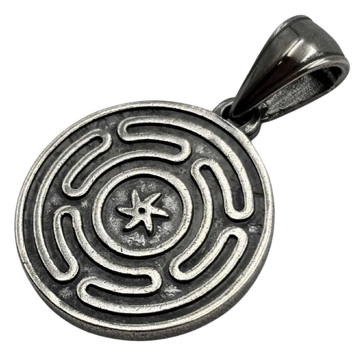 Wheel of Hecate pendant