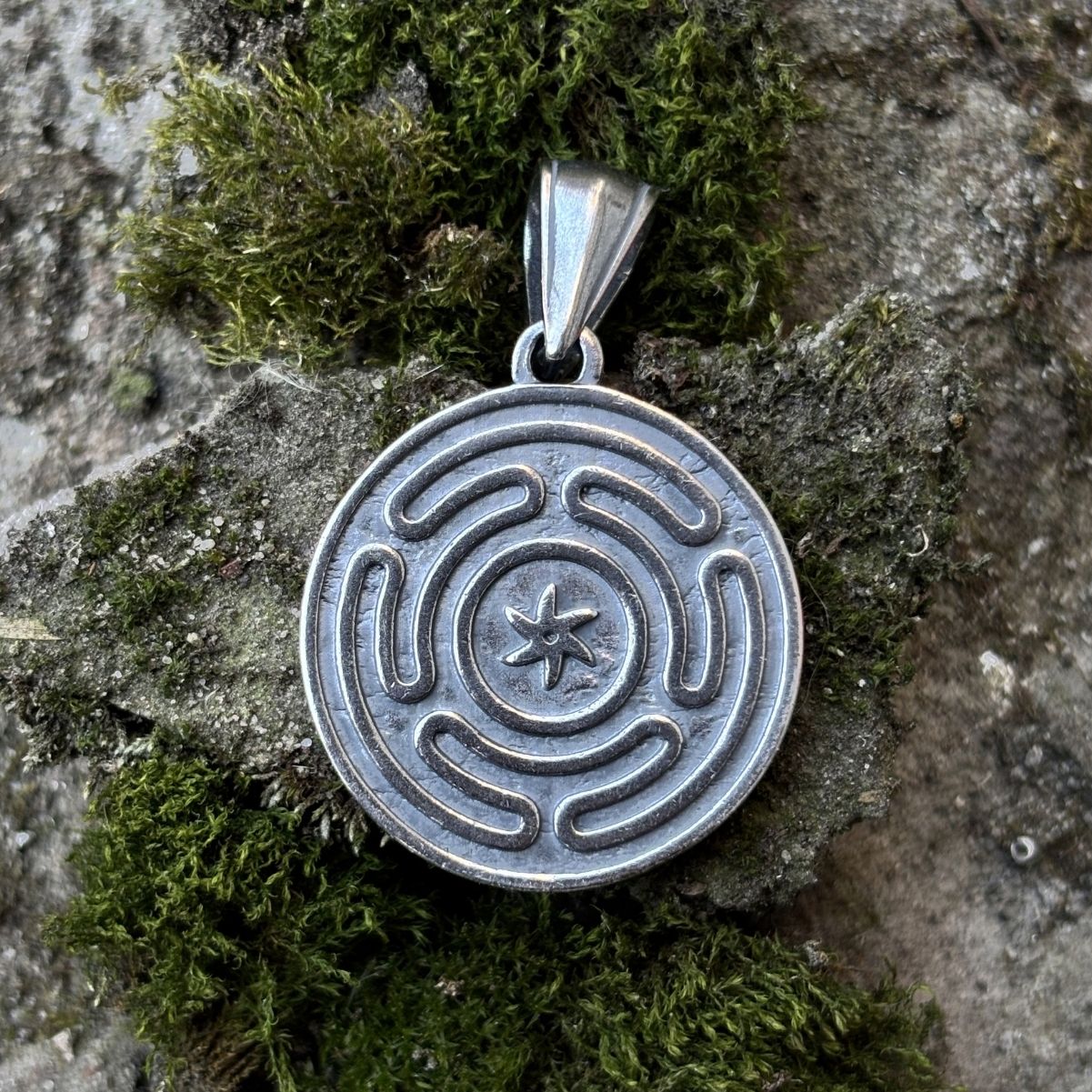 Wheel of Hecate pendant