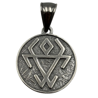 Chernobog pendant Silver plating