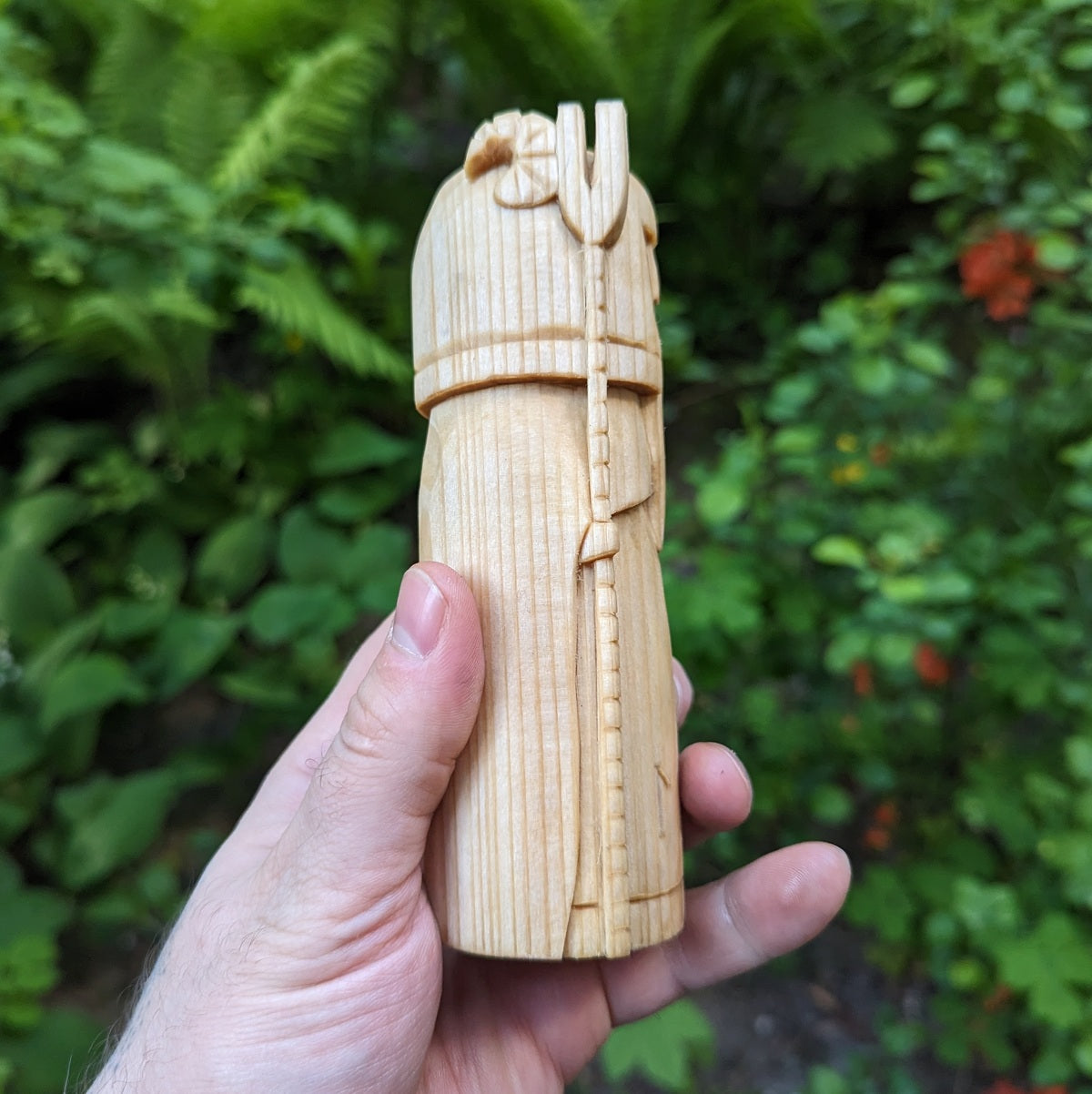 Loki wooden figurine
