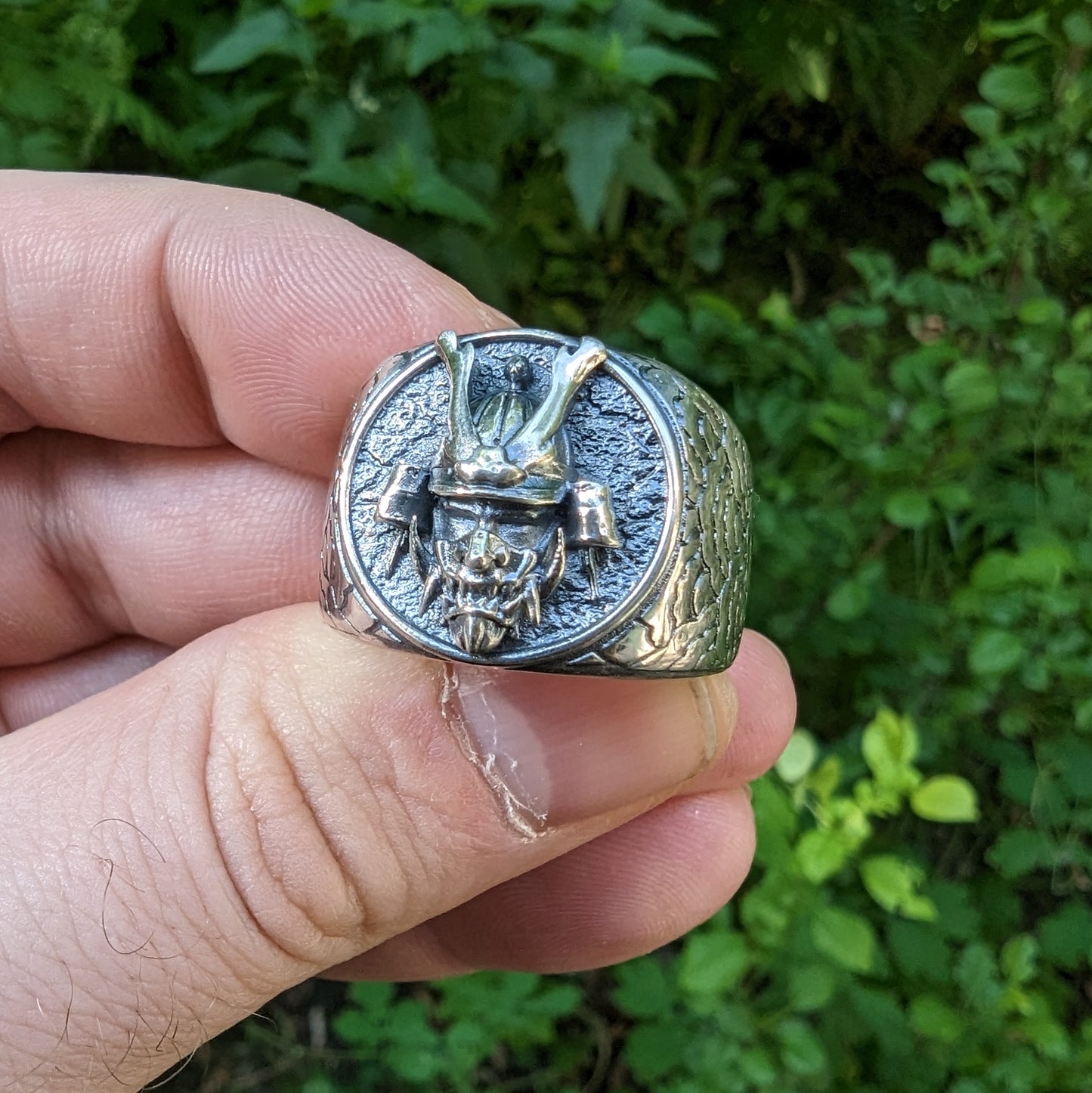 Samurai Kabuto Helmet Ring