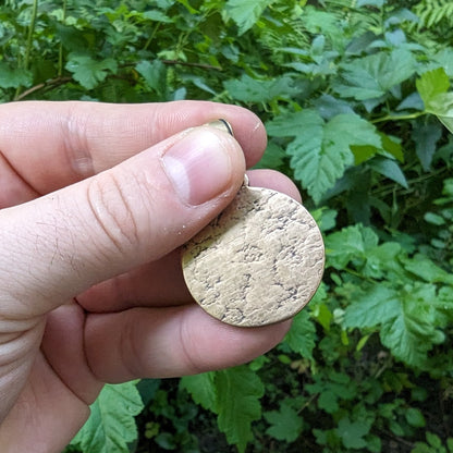 Zeus bronze pendant   