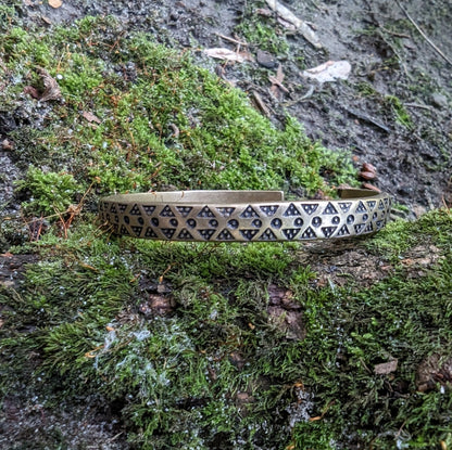 Norse ancient viking bracelet from bronze   