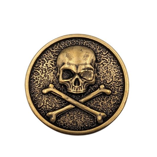 Pirate Skull bronze coin Bronze  