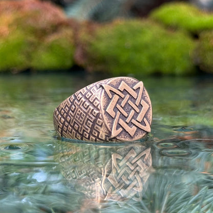 Svarog symbol ring